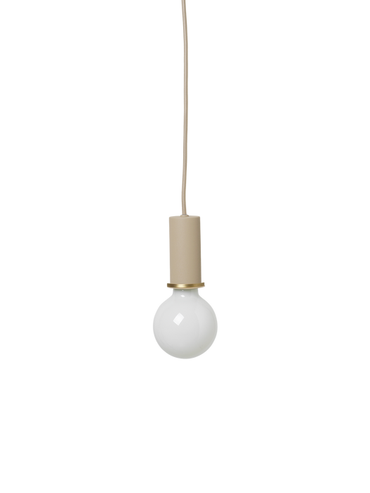 Socket Pendant Low - Cashmere