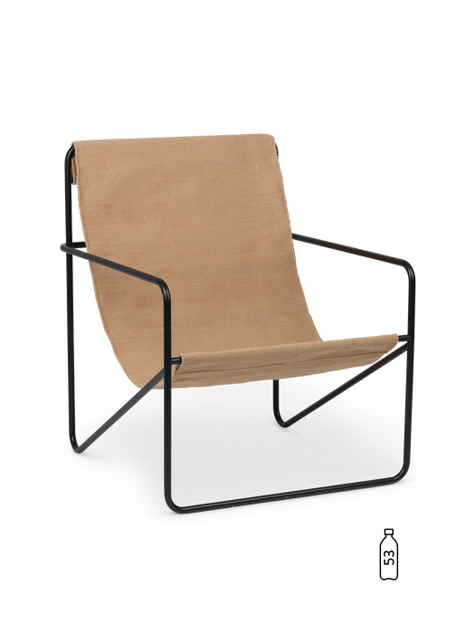 Desert Lounge Chair - Black/Sand