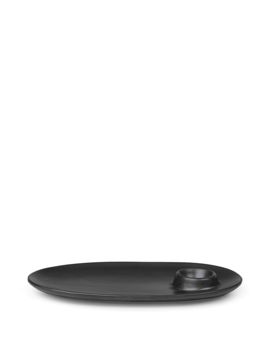 Flow Breakfast Plate - Black