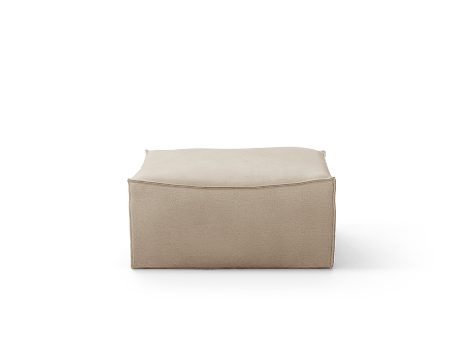 Catena Pouf Square S500 Rich Linen - Natural