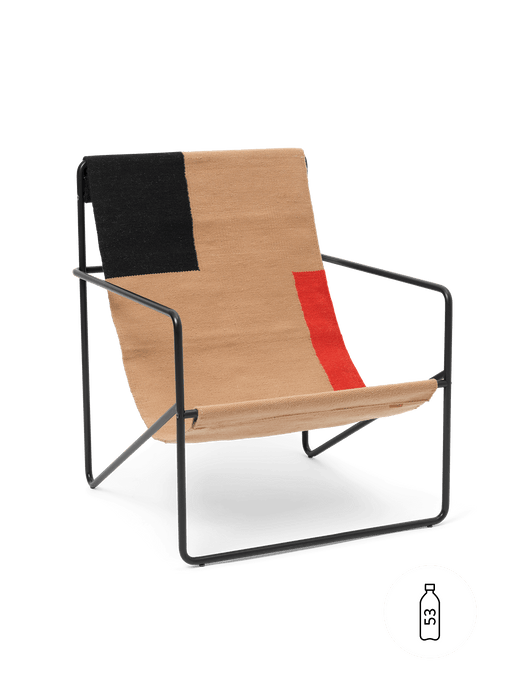 Desert Lounge Chair - Black/Block