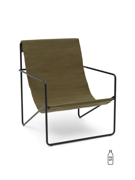 Desert Lounge Chair - Black/Olive