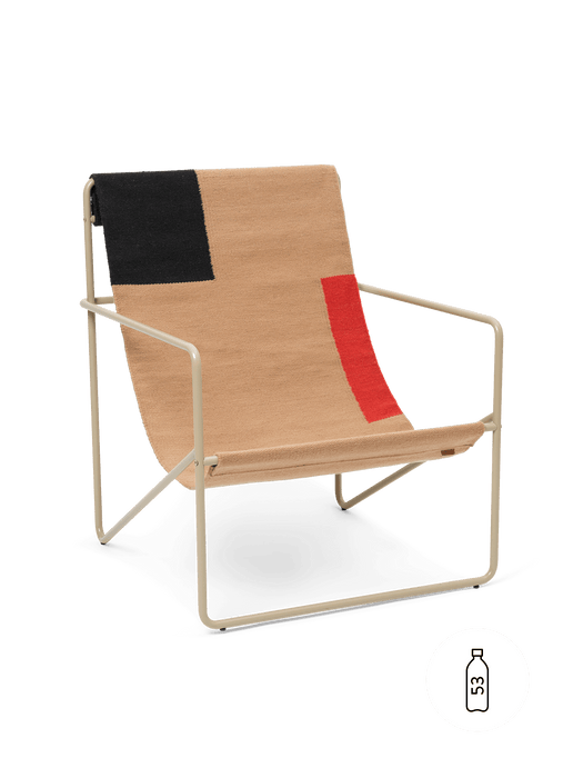 Desert Lounge Chair - Cashmere/Block