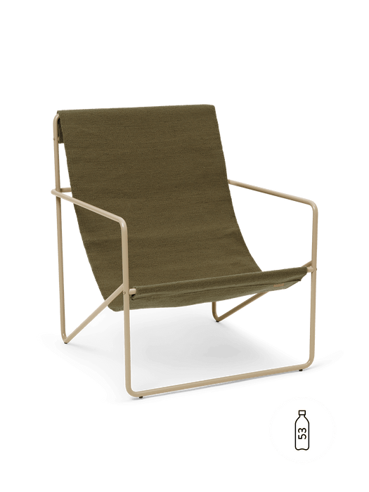 Desert Lounge Chair - Cashmere/Olive