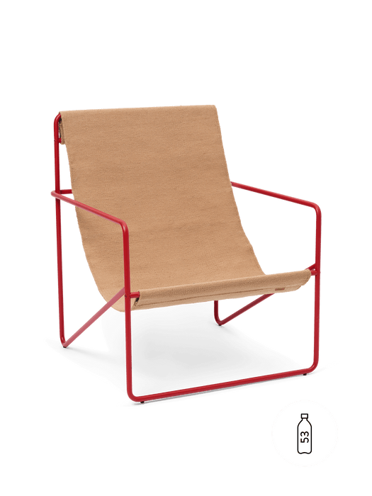 Desert Lounge Chair - Poppy Red/Sand