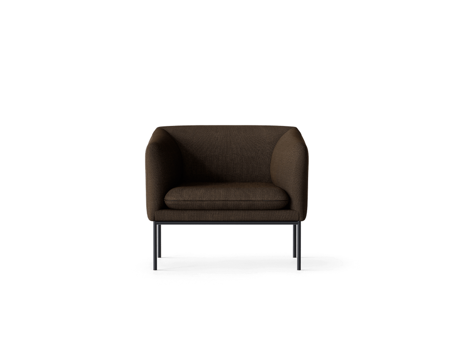 Turn 1-Seater - Black - Hallingdal - Dark Brown