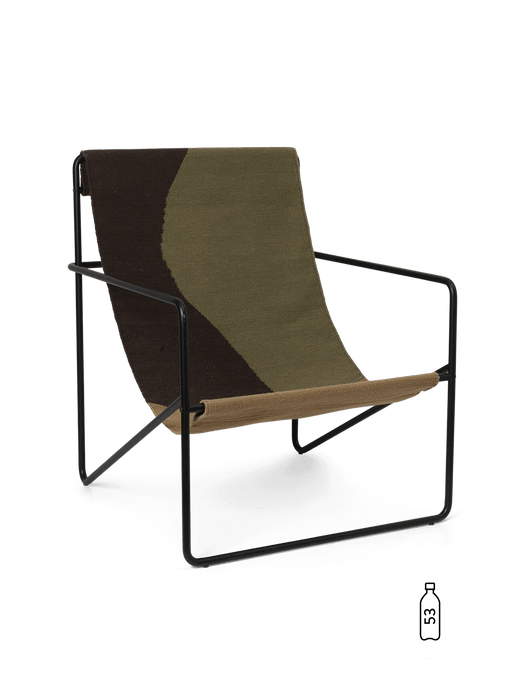 Desert Lounge Chair - Black/Dune