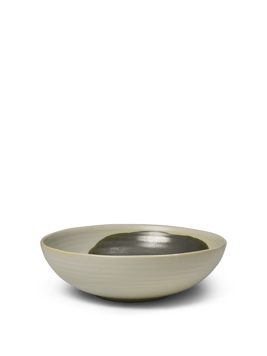 Omhu Bowl - Large - Off-White/Charcoal