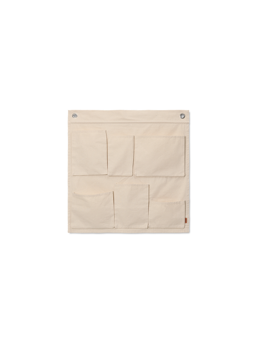 Canvas Wall Pockets - Off-white