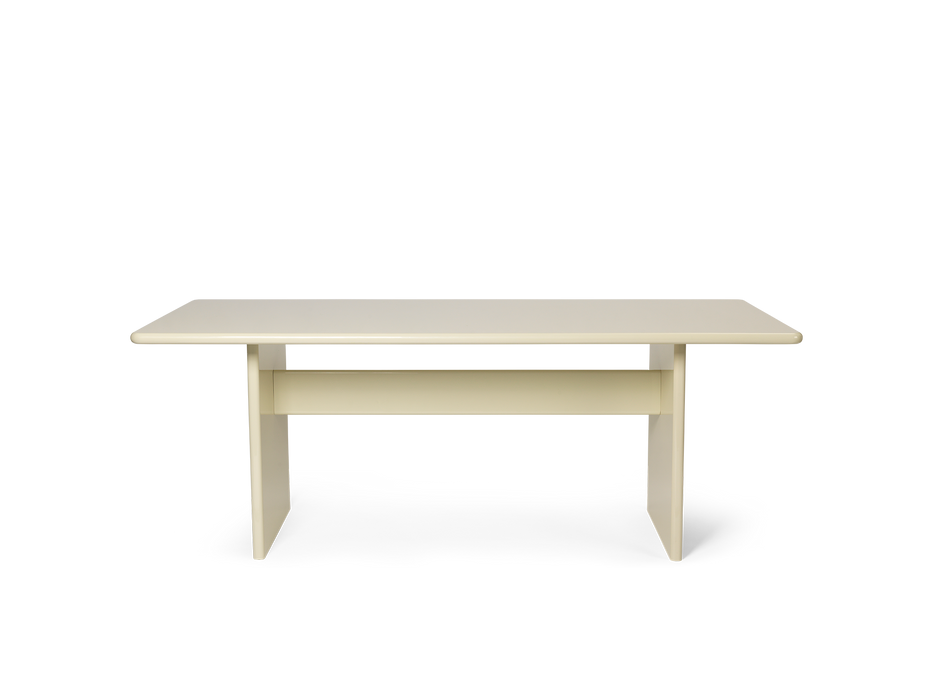 Rink Dining Table - Small - Eggshell