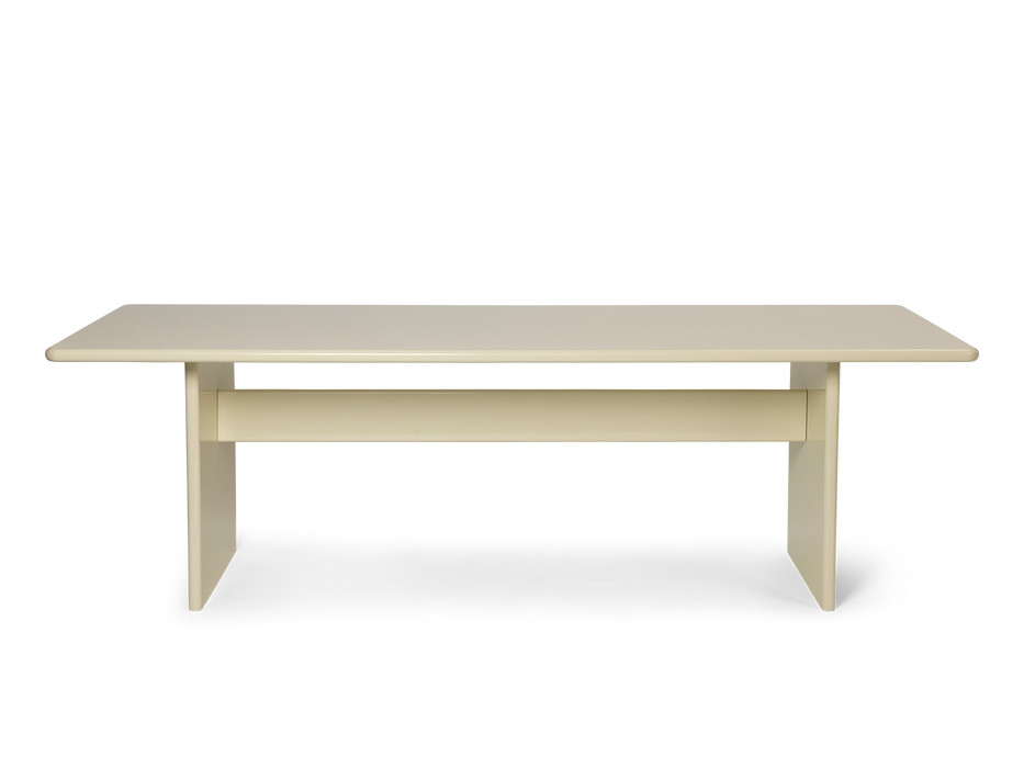 Rink Dining Table - Large - Eggshell