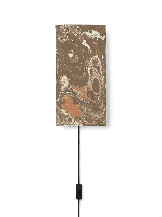 Argilla Wall Lamp - Rectangular - Marble Mocha