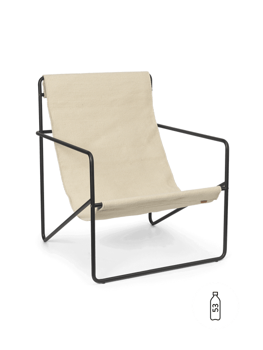 Desert Lounge Chair - Black/Cloud