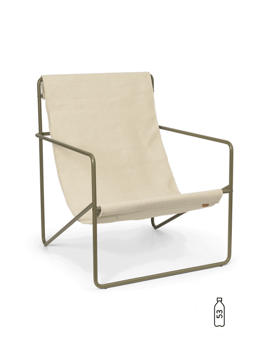 Desert Lounge Chair - Olive/Cloud