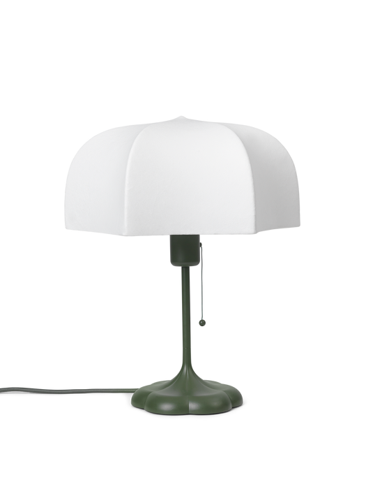 Poem Table Lamp - White/Grass green