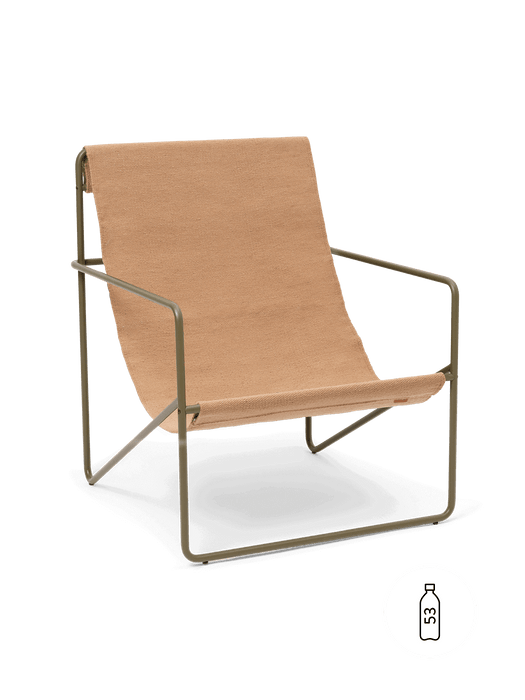 Desert Lounge Chair - Olive/Sand