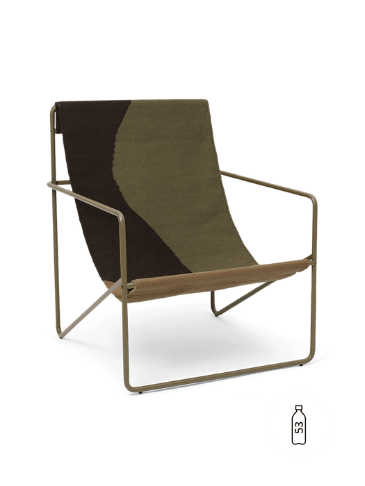 Desert Lounge Chair - Olive/Dune