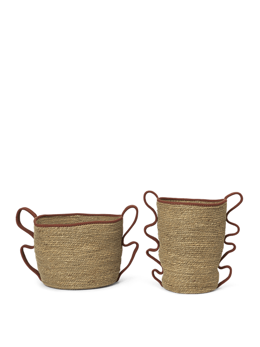 Verso Baskets - Set of 2 - Brick