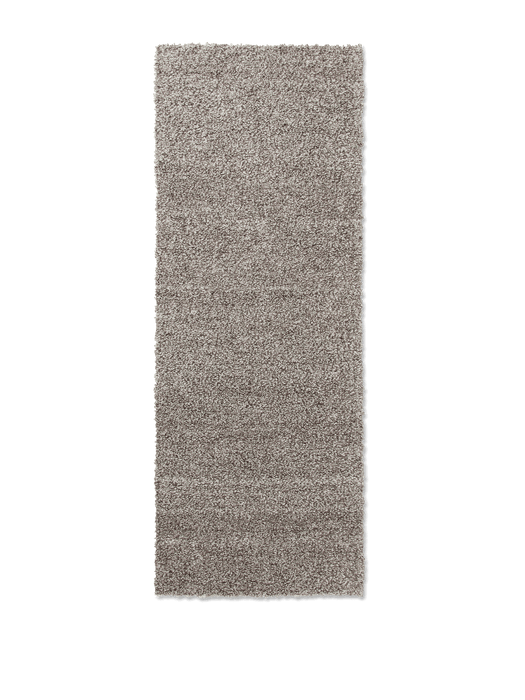 Slub Bouclé Runner - Charcoal