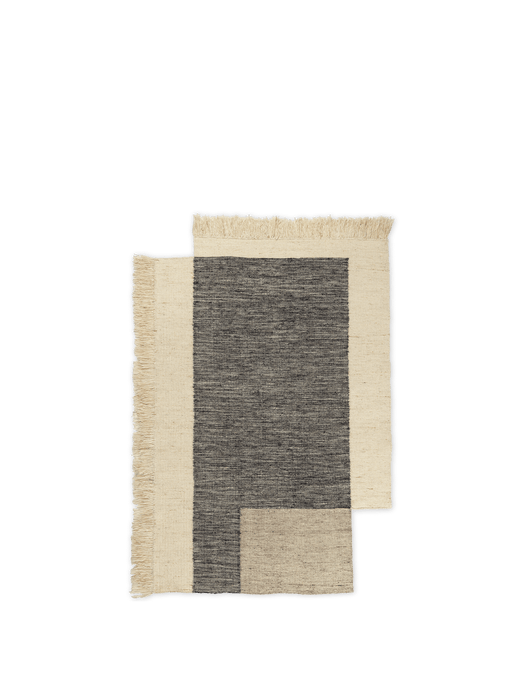 Counter Rug - Charcoal/Off-white