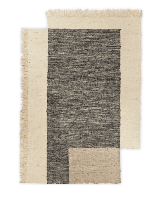 Counter Rug - Charcoal/Off-white