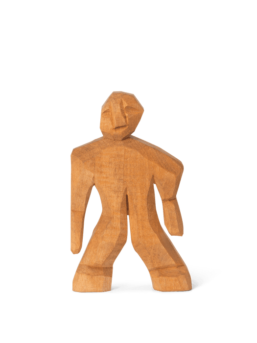 Otto Hand-Carved Figure - Orange