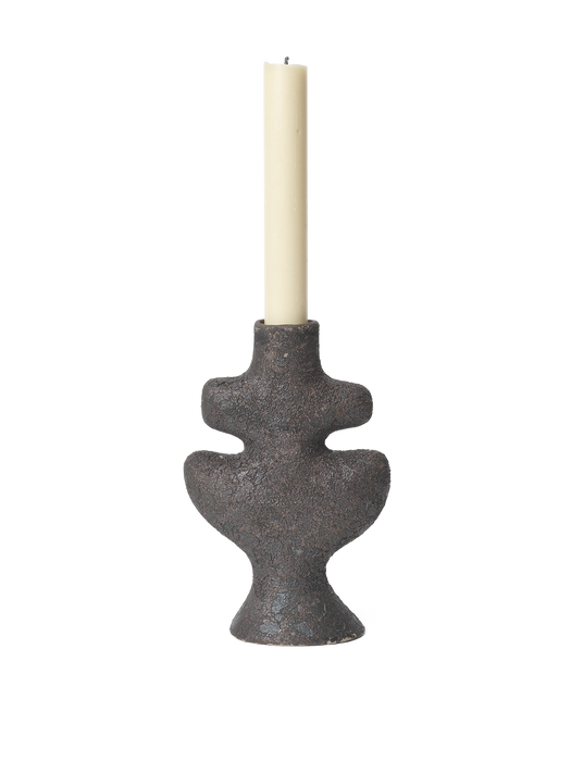 Yara Candle Holder - Small - Rustic Iron