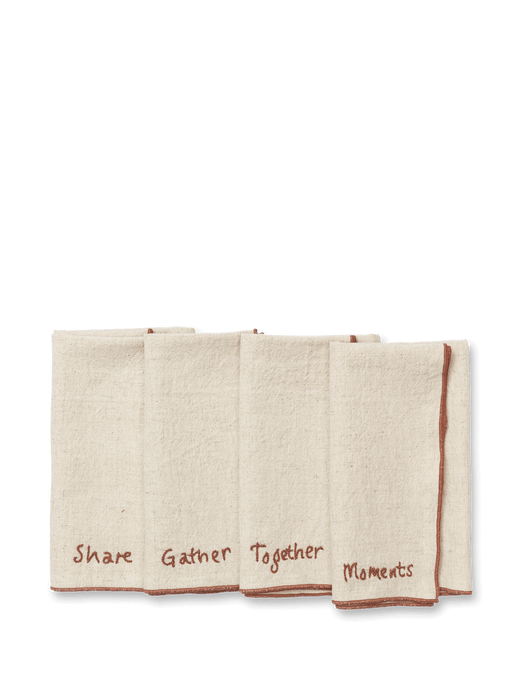 Occasion Napkins - Set of 4 - Natural