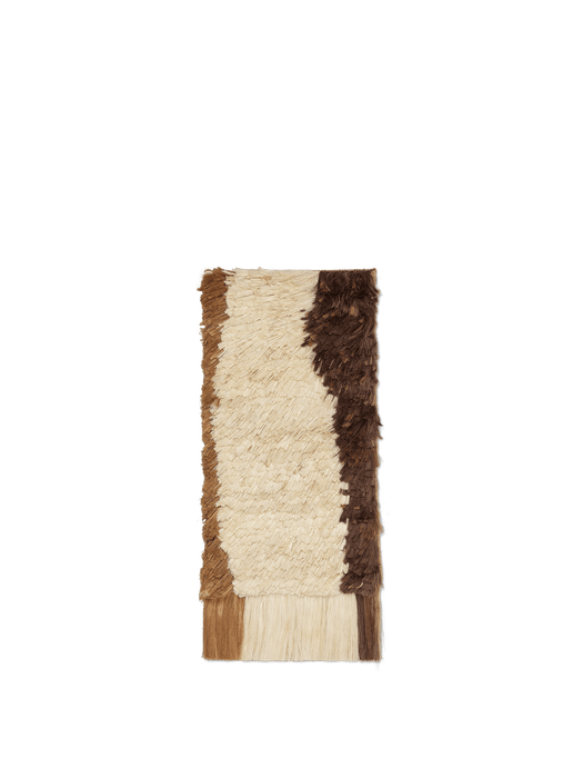 Edge Wall Rug - Off-white/Coffee