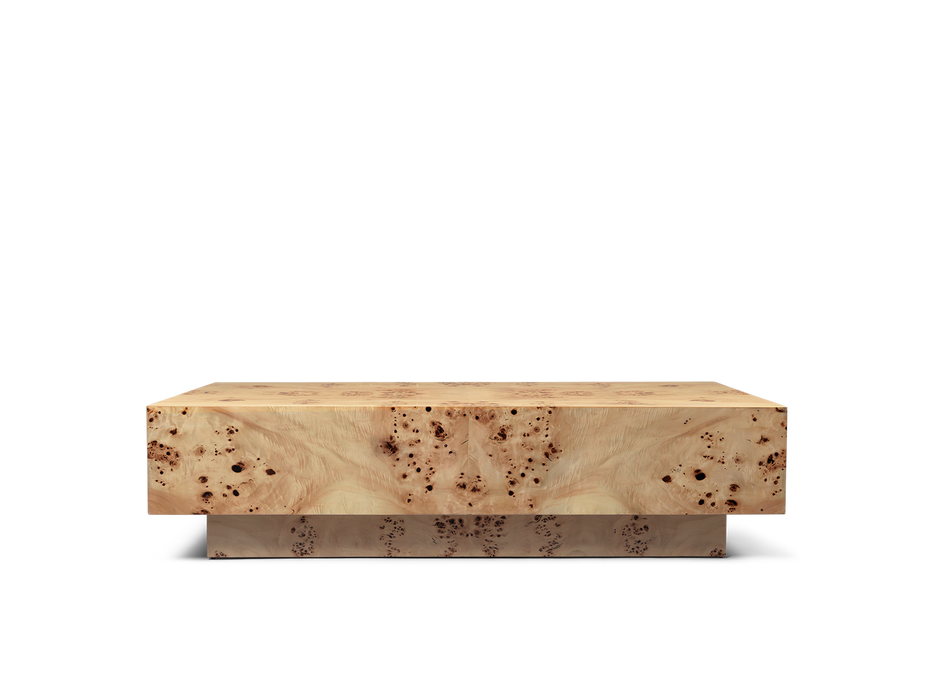 Burl Coffee Table - Natural