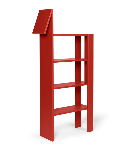 Giraffe Bookcase - Poppy Red