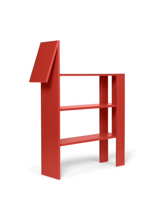 Horse Bookcase - Poppy Red