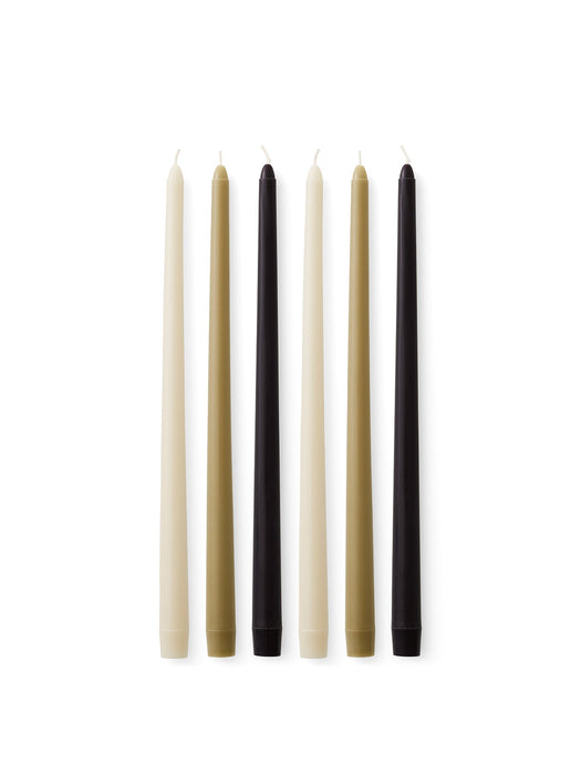 Spire Smooth Tapered Candles, Set of 6