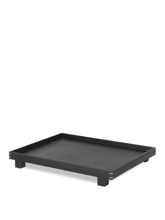 Bon Wooden Tray - Large - Black Painted Oak