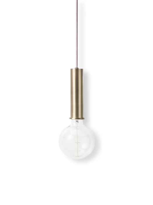 Socket Pendant High - Brass