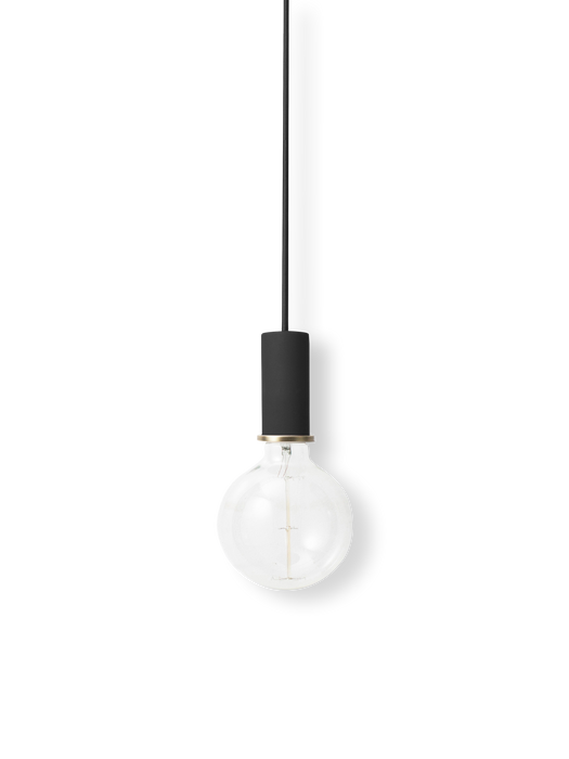 Socket Pendant Low - Black