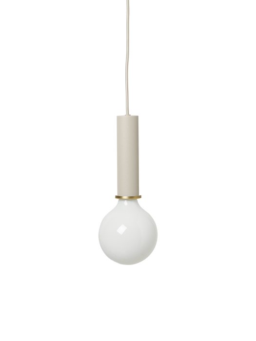 Socket Pendant High - Light Grey