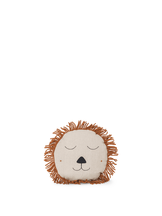 Safari Cushion - Lion - Natural