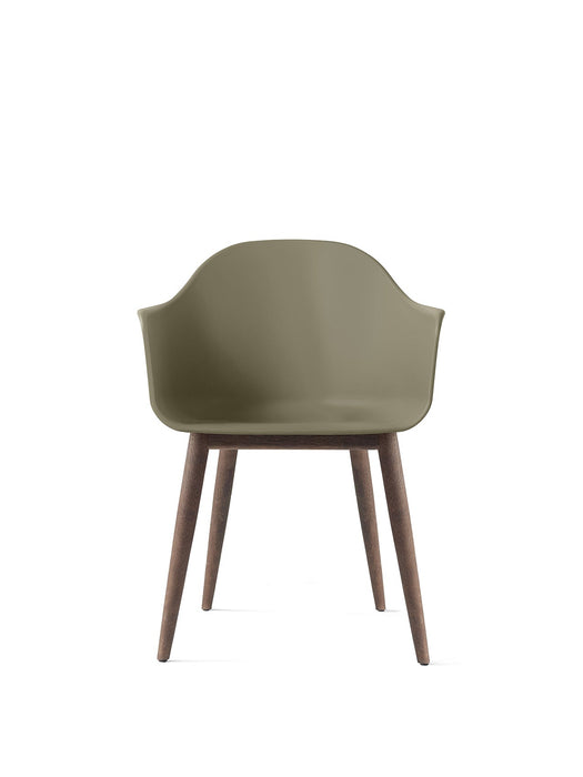 Harbour Dining Chair, Wooden Base, Plastic